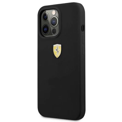 2. Etui Ferrari Silicone na iPhone 13 Pro / iPhone 13 - czarne