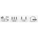 10. LAMPKI CHOINKOWE ŁAŃCUCH ŚWIETLNY 240 LED ZIMNY BIAŁY
