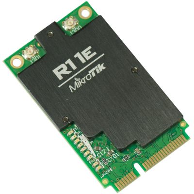 2. MikroTik R11e-2HnD | Karta miniPCI-e | 2,4GHz, 2x u.Fl