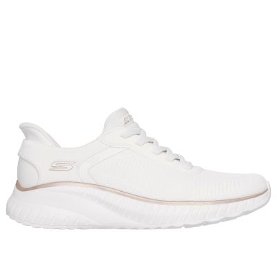 4. Skechers wsuwane damskie sneakersy Slip-ins BOBS SQUAD CHAOS CURRENT MUSE 117497 WTGD
