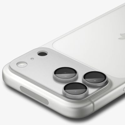 4. Szkło hartowane na aparat Spigen Optik Pro XL GLAS.TR EZ FIT na iPhone 18 Pro Max - srebrne