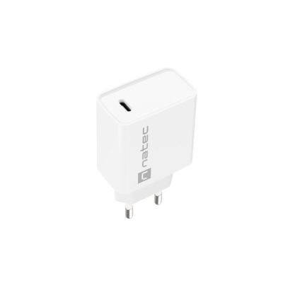 2. NATEC ŁADOWARKA SIECIOWA RIBERA USB-C 20W POWER DELIVERY BIAŁA NUC-2059