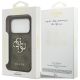 8. Etui Guess 4G Big Logo do iPhone 17 Pro - brązowe