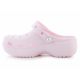 4. Klapki Crocs Classic Platform Pearl Clog W 211231-6ZW
