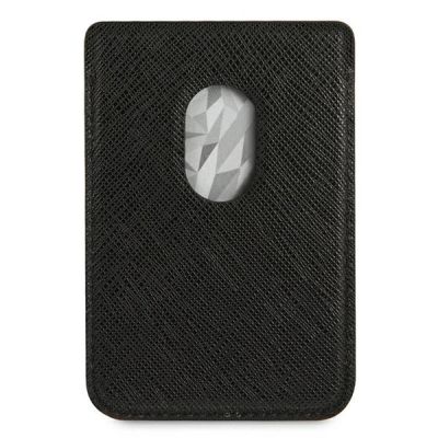 3. Portfel magentyczny Karl Lagerfeld Wallet CardSlot Saffiano Choupette Head MagSafe na telefon - czarny