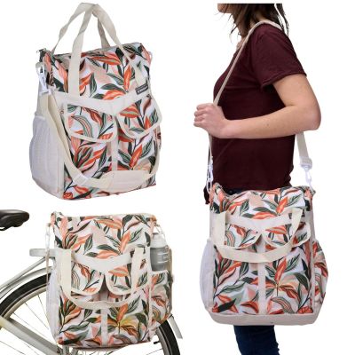 8. SAKWA TORBA ROWEROWA NA BAGAŻNIK 20L DUNLOP KWIATY