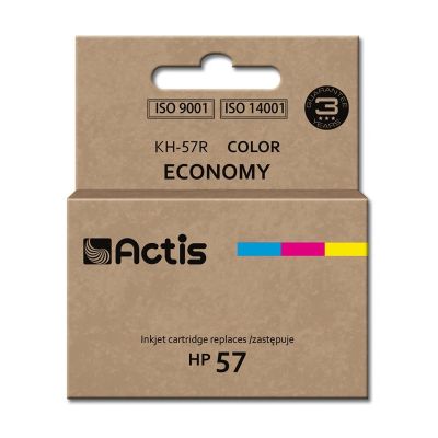 Actis KH-57R Tusz (zamiennik HP 57 C6657A; Standard; 18 ml; kolor: Cyjan, Purpurowy, Żółty)
