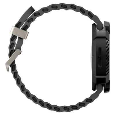 7. Etui Spigen Rugged Armor na Samsung Galaxy Watch 8 44 mm - czarny mat