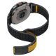 8. Pasek Spigen Athlex Air na Samsung Galaxy Watch 40 / 44 / 46 mm - czarno-żółty
