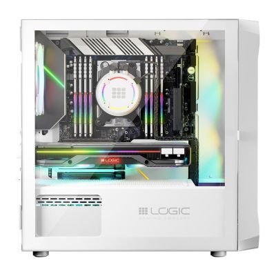4. LOGIC OBUDOWA PORTOS ARGB MINI USB 3.0 WHITE