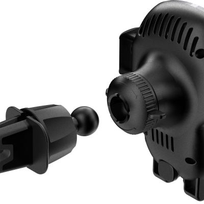 8. Automatyczny uchwyt samochodowy Dudao z wbudowaną ładowarką bezprzewodową Qi 15W szary (F20xs)