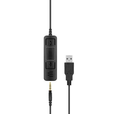 7. Słuchawki nauszne przewodowe Epos SC75 ML Professional Series USB-A