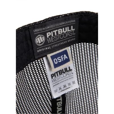 5. Czapka z daszkiem PitBull Mesh Dogs Flat Snapback Trucker Cap - 629011918900