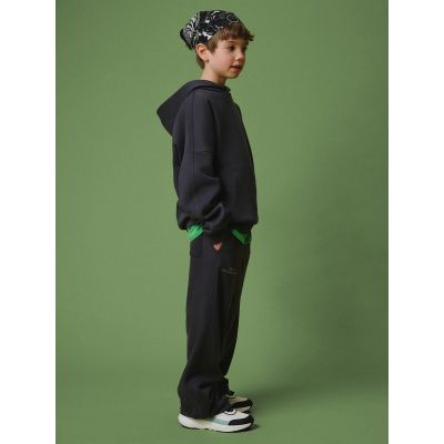 5. Bluza dresowa loose z kapturem chłopięca 4F 4FJRSS26TSWSM2828-22S