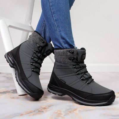 12. Śniegowce zimowe wodoodporne szare DK