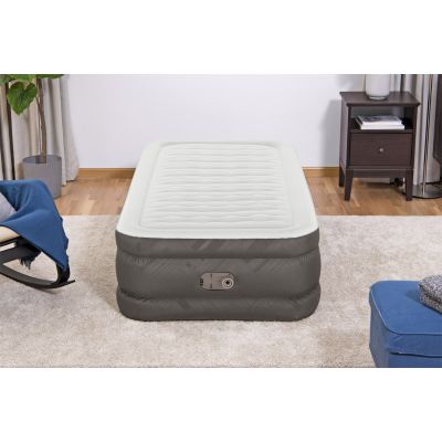 3. Bestway 69048 / 23 dmuchany materac Pojedynczy materac Szary, Biały Unisex