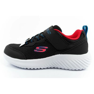 2. Skechers buty dziecięce sportowe Bounder na rzep lekkie modne czarne