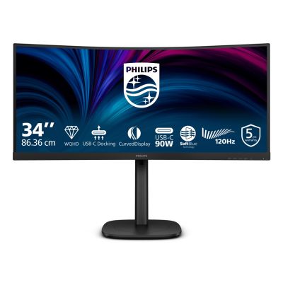42. Monitor Philips 86,4cm (34,0") 34B2U3600C 21:09 HDMI+DP+USB-C