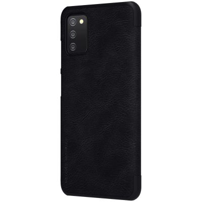 3. Nillkin Qin skórzana kabura etui Samsung Galaxy A03s czarny