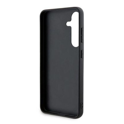 7. Etui DKNY Leather Checkered Mono Pattern & Printed Stripes na Samsung Galaxy S24 - czarne