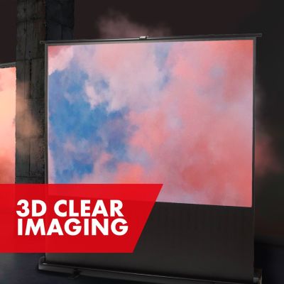 26. MACLEAN PRZENOŚNY EKRAN PROJEKCYJNY, KOMPAKTOWY, PODŁOGOWY, 16:9 MC-210