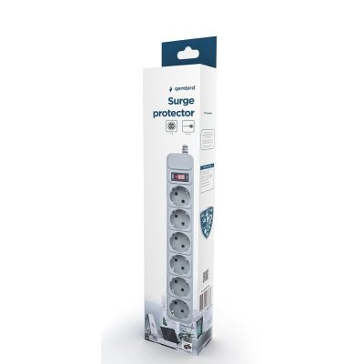 Listwa zasilająca ENERGENIE SPG6-B-6C (1,8m; kolor szary)