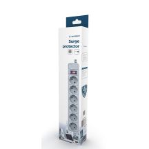 Listwa zasilająca ENERGENIE SPG6-B-6C (1,8m; kolor szary)