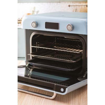 20. Smeg COF01PBEU piec parowy Mała Niebieski Przyciski, Obrotowy