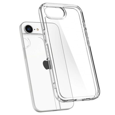 7. Etui Spigen Ultra Hybrid na iPhone 16e / 17e - przezroczyste