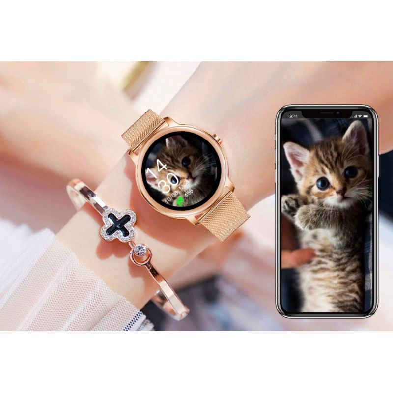 8. Smartwatch Damski RUBICON RNBE66 Black SMARUB124