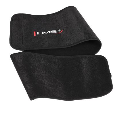 20. ZESTAW HULA HOP HHW12 BLACK Z WYPUSTKAMI I OBCIĄŻNIKIEM HMS + PAS BR163 BLACK PLUS SIZE