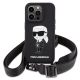 2. Etui Karl Lagerfeld Crossbody Silicone Ikonik do iPhone 15 Pro Max - czarne