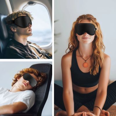 8. Maska do spania Tech-Protect Eyeshade Sleep Mask - czarna