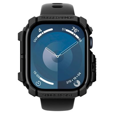 4. Etui Spigen Rugged Armor na Apple Watch 10 (42 mm) - czarne