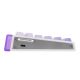 4. Klawiatura gasket HERO84 HE White+Purple+Gradient+LIGHT JadeKing switch RGB AULA