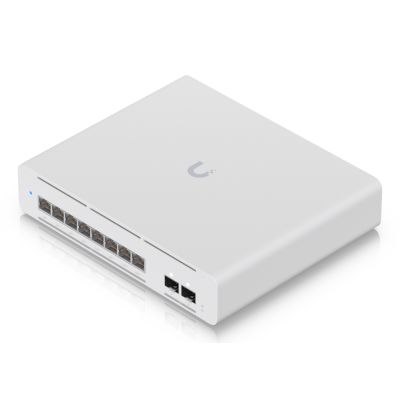 15. Switch UBIQUITI USW-PRO-XG-8-POE UniFi Pro XG 8 PoE Zarządzany L2/L3 10G Ethernet (100/1000/10000) Obsługa PoE Szary
