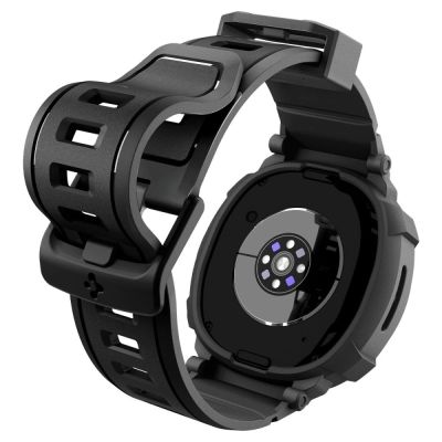 9. Pasek Spigen Rugged Armor Pro na Samsung Galaxy Watch 8 44 mm - czarny mat