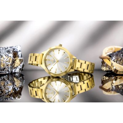 7. Zegarek Damski Giewont Sapphire Złoto Srebrny GW2720-B2