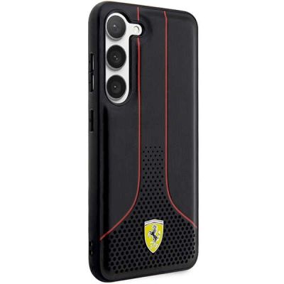 4. Etui Ferrari Perforated 296 P na Samsung Galaxy S23+ - czarne