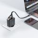 6. Kabel Acefast C13-05 USB-C - USB-A / USB-C 480Mb/s 3A 0.2m - czarny