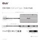 9. CLUB3D CSV-1594 stacja dokująca USB 3.2 Gen 1 (3.1 Gen 1) Type-C Czarny, Szary