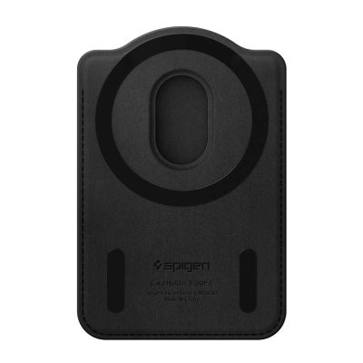 2. Portfel magnetyczny Spigen Urban Fit MagSafe na telefon - czarny