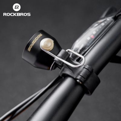 3. Rockbros dzwonek rowerowy 340021001 czarny