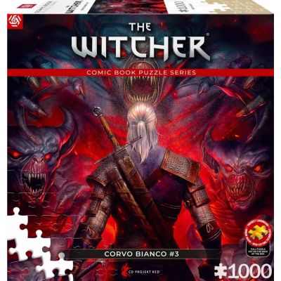 2. Puzzle Good Loot: The Witcher - Corvo Bianco, 1000 elementów