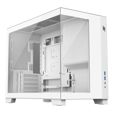 2. GameMax NEX C33 WH zabezpieczenia & uchwyty komputerów Biały