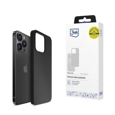 Etui 3mk Silicone Case na iPhone 16 Pro - czarne