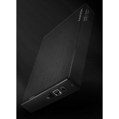 2. AXAGON EE35-XA3 Obudowa zewnętrzna 3.5", USB 3.0, SATA II, Aluminium - czarna