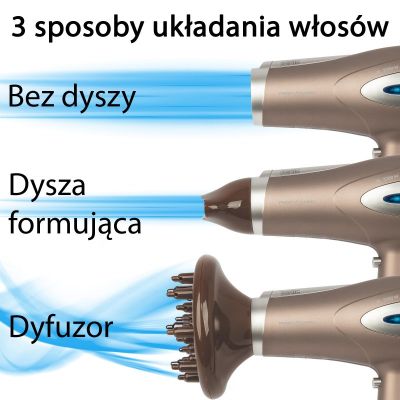 6. Suszarka do włosów PC-HTD 3113 PROFICARE brąz