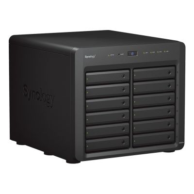 6. NAS Synology DS3622xs+; Tower; 12x (3.5”/2.5" SATA HDD/SSD); Intel Xeon D-1531;,16 GB DDR4 ECC SODIMM (max. 48GB),2 x 1GbE RJ-45, 2 x 10GbE RJ-45
