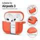 2. Etui Tech-Protect Silicone Hook na Apple AirPods 3 - pomarańczowe